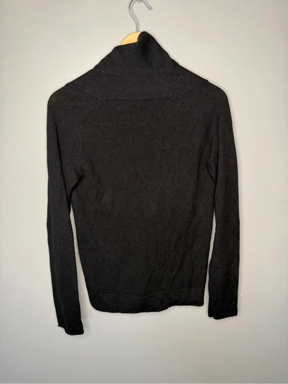 J. Crew Gustoso 100% Cashmere Shawl Collar Sweater